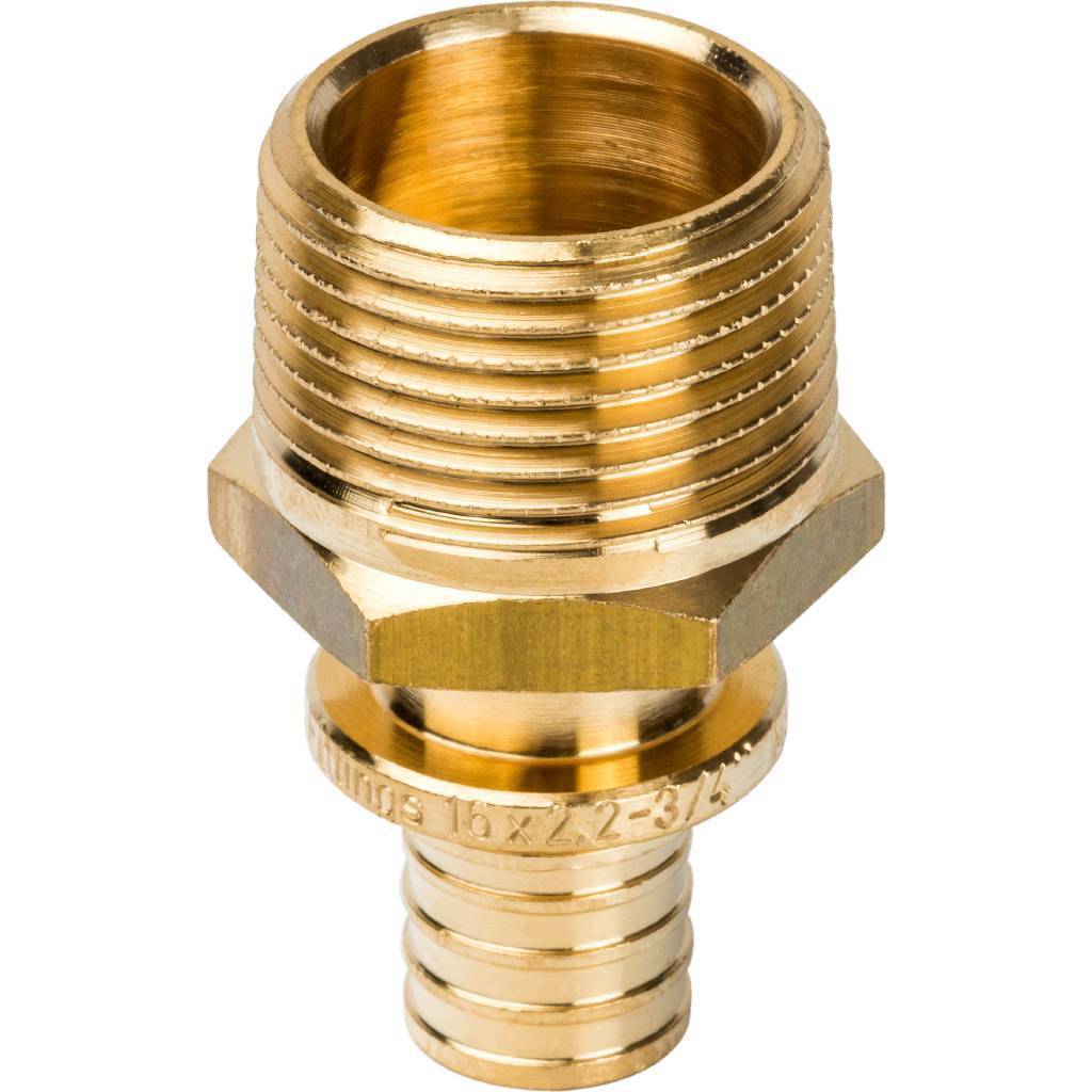 Купить SFA-0001-001634 STOUT  Переходник с наружной резьбой 16xR 3/4" для труб из сшитого полиэтилена аксиальный STOUT по лучшей цене с доставкой - интернет-магазин Прогрессивные решения