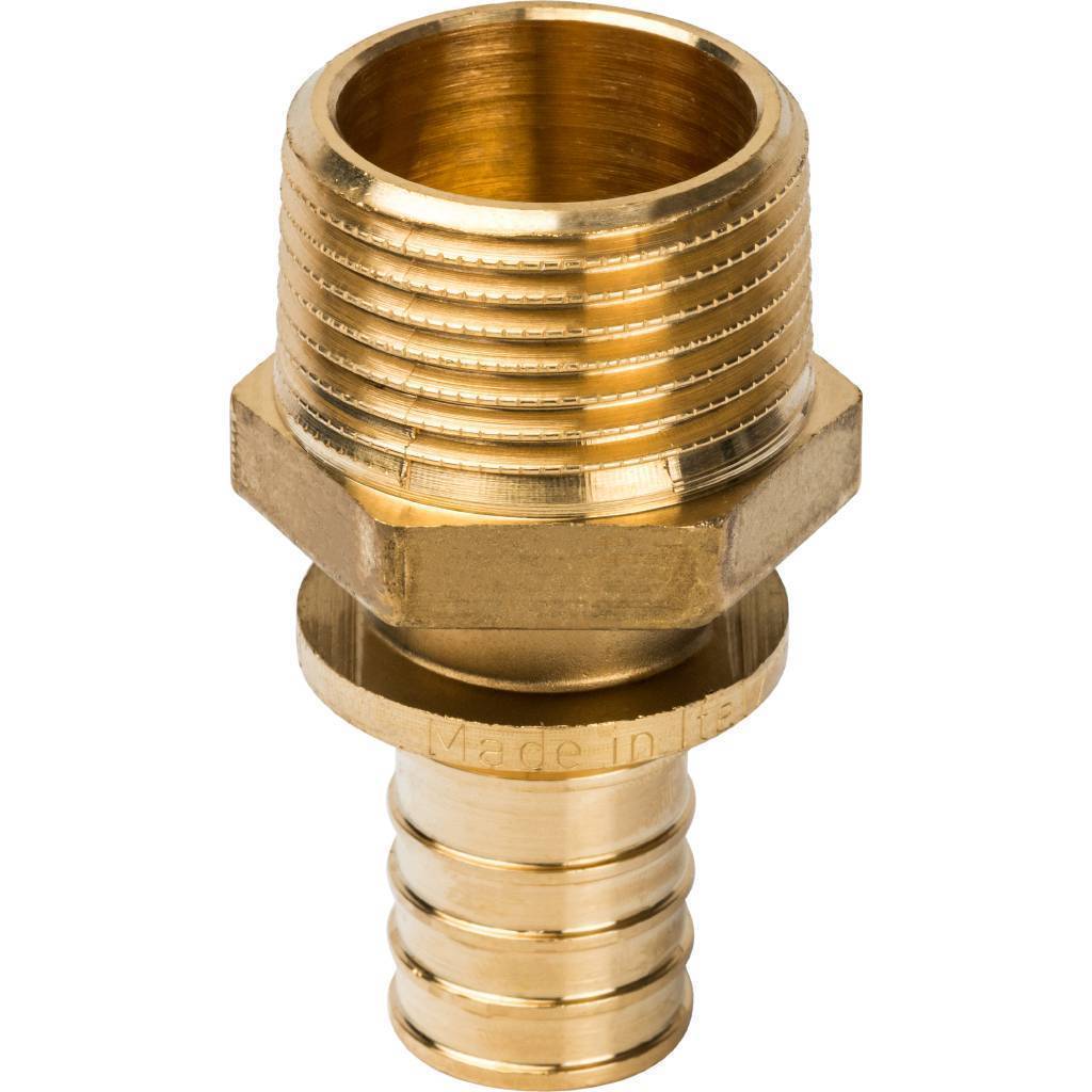 Купить SFA-0001-002510 STOUT  Переходник с наружной резьбой 25xR 1" для труб из сшитого полиэтилена аксиальный STOUT по лучшей цене с доставкой - интернет-магазин Прогрессивные решения