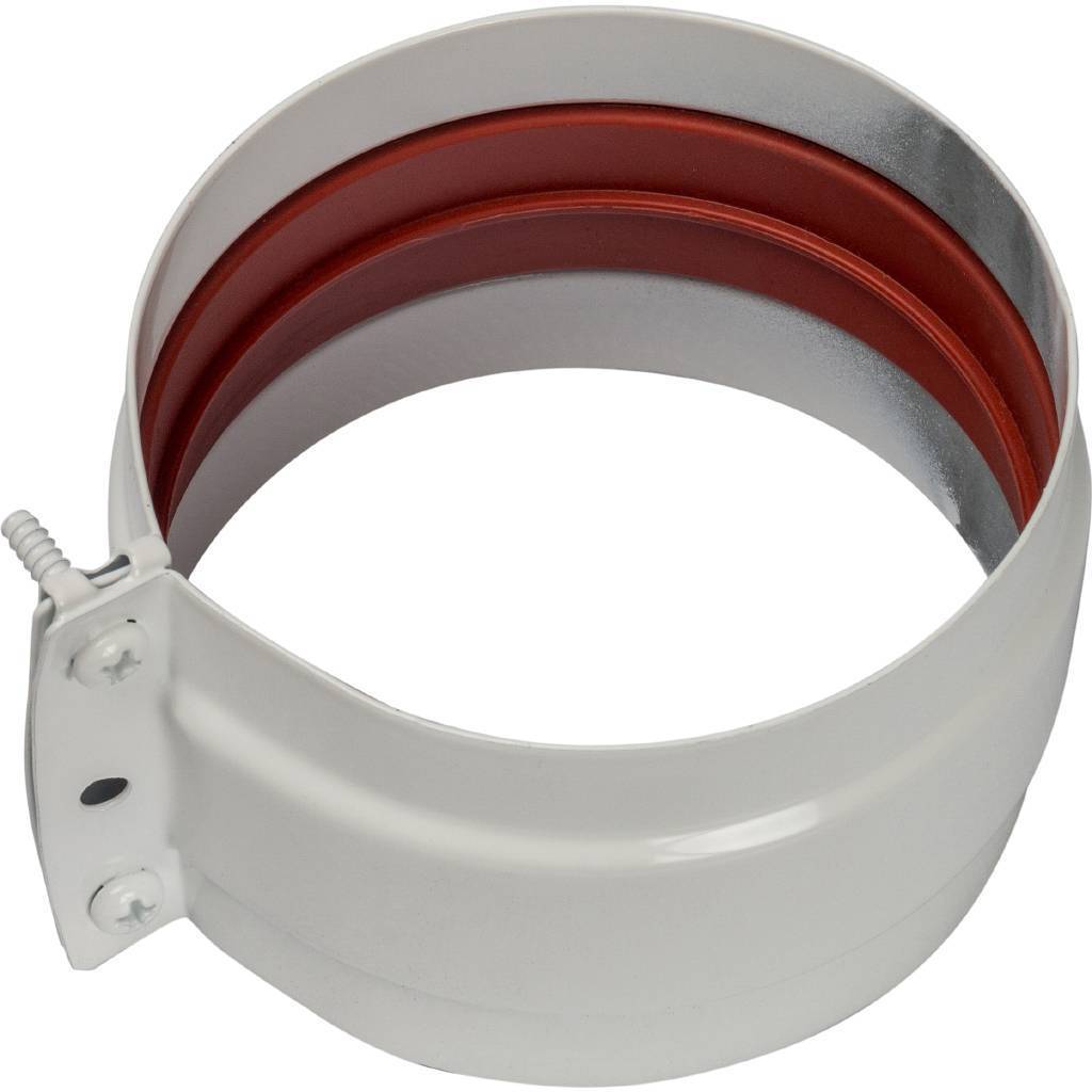 Купить SCA-0080-020136 STOUT  Элемент дымохода соединительный адаптер внешний с рукавом для труб DN80  п/п STOUT по лучшей цене с доставкой - интернет-магазин Прогрессивные решения