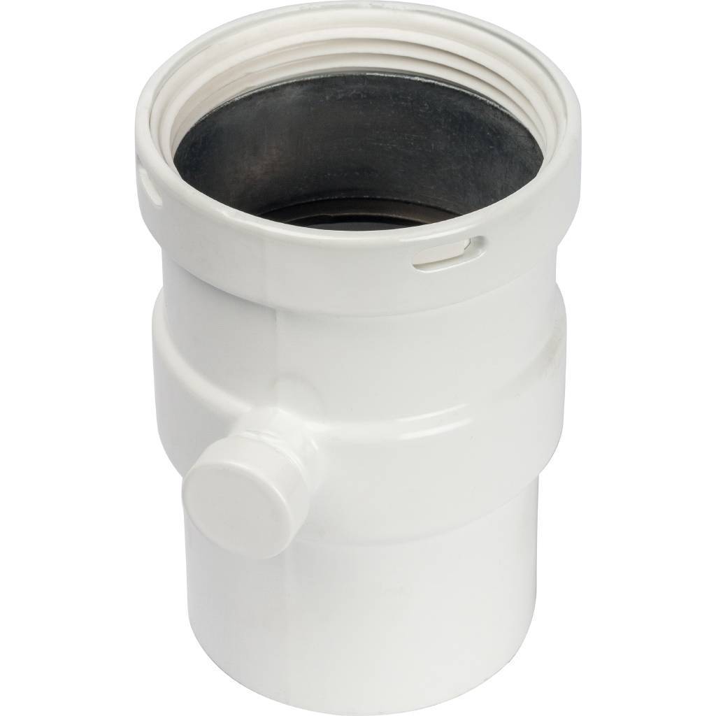 Купить SCA-0080-020135 STOUT  Элемент дымохода  горизонтальный DN80  п/м с патрубком для отвода конденсата STOUT по лучшей цене с доставкой - интернет-магазин Прогрессивные решения