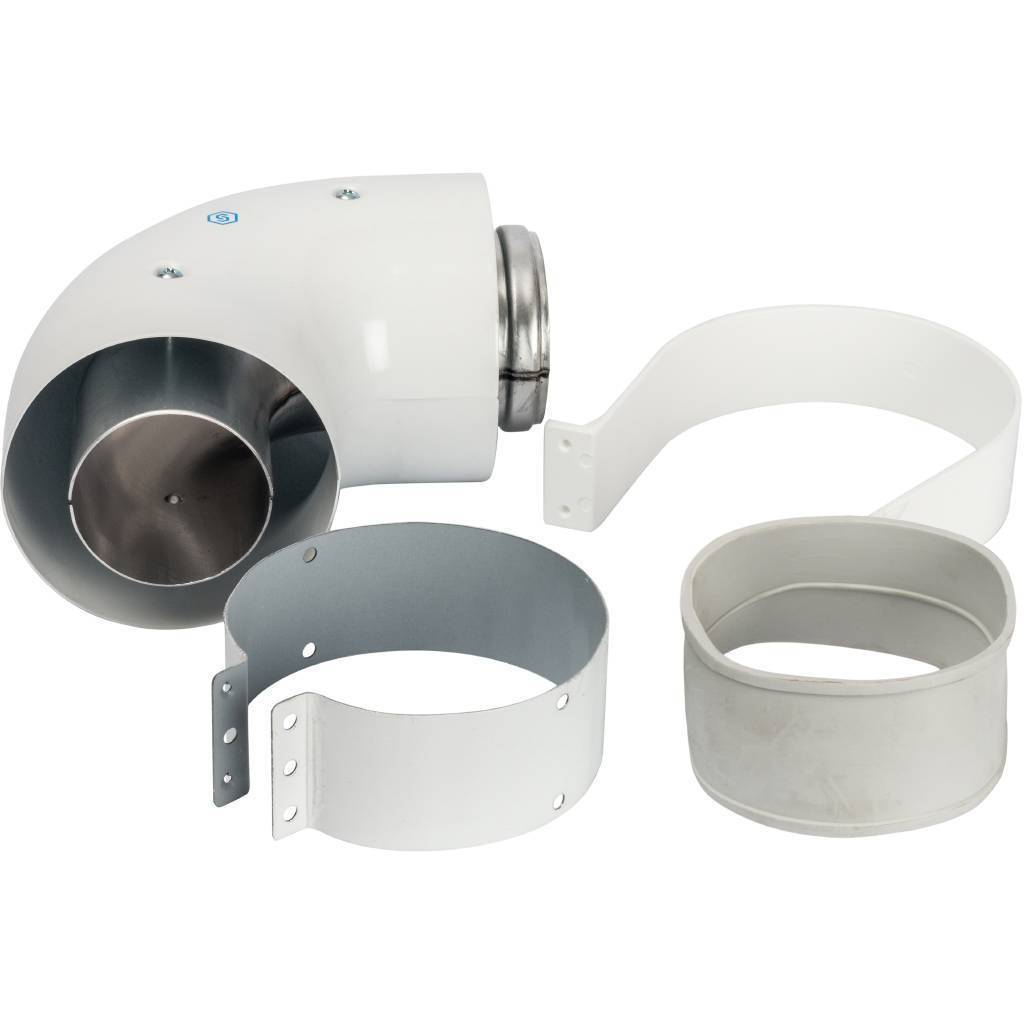 Купить SCA-6010-230190 STOUT   Элемент дымохода DN60/100 адаптер для котла угловой 90° коаксиальный (совместимый с Vaillant, Protherm NEW)(с логотипом) STOUT по лучшей цене с доставкой - интернет-магазин Прогрессивные решения
