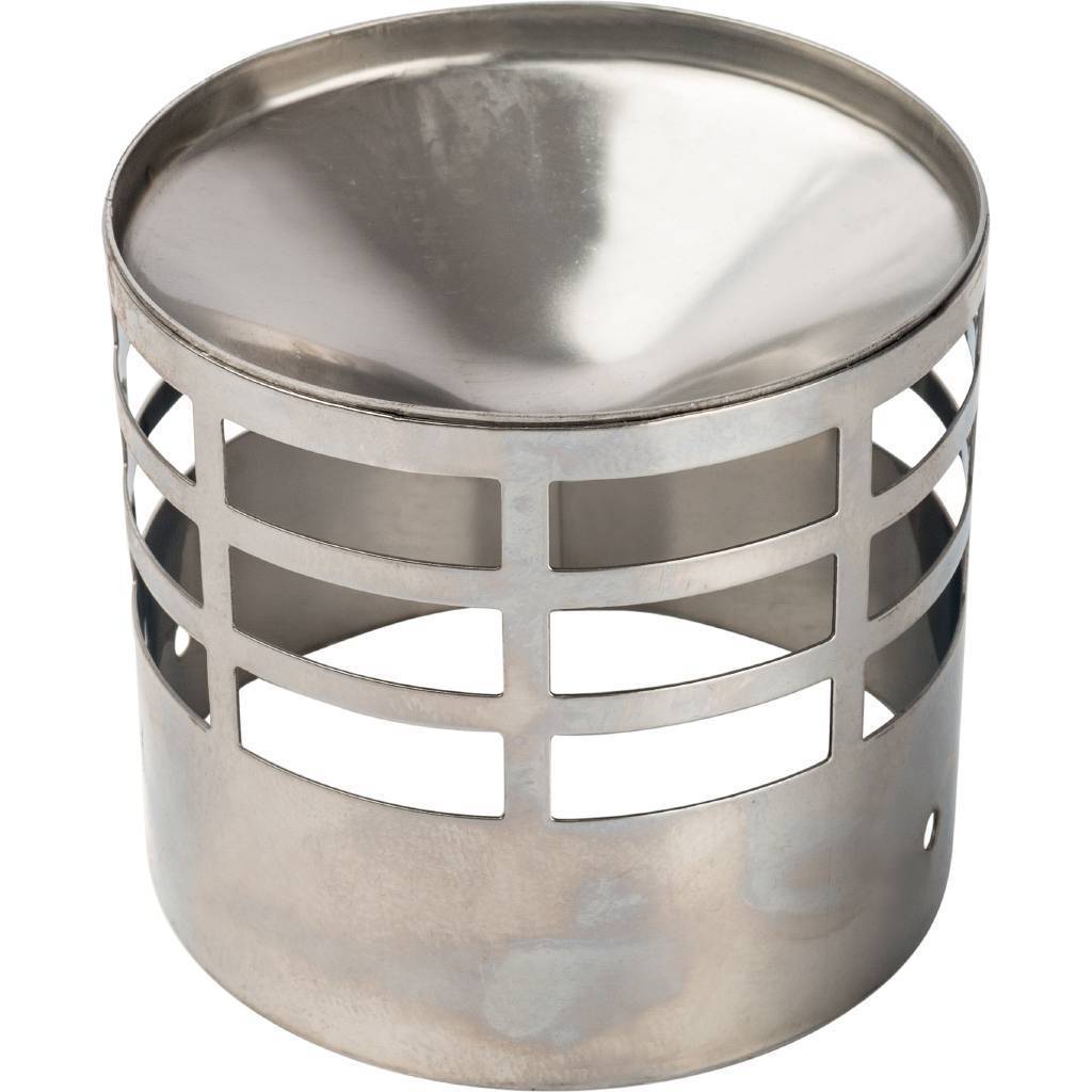 Купить SCA-0080-010004 STOUT  Элемент дымохода решетка из нержавеющей стали DN80 для дымоотводящей трубы STOUT по лучшей цене с доставкой - интернет-магазин Прогрессивные решения