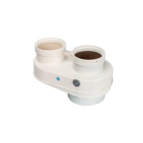 Купить SCA-8080-220002 STOUT  Элемент дымохода DN80/80 адаптер для подкл. разд. труб (совместимый  Protherm (фланец ) PP-Ryton STOUT по лучшей цене с доставкой - интернет-магазин Прогрессивные решения