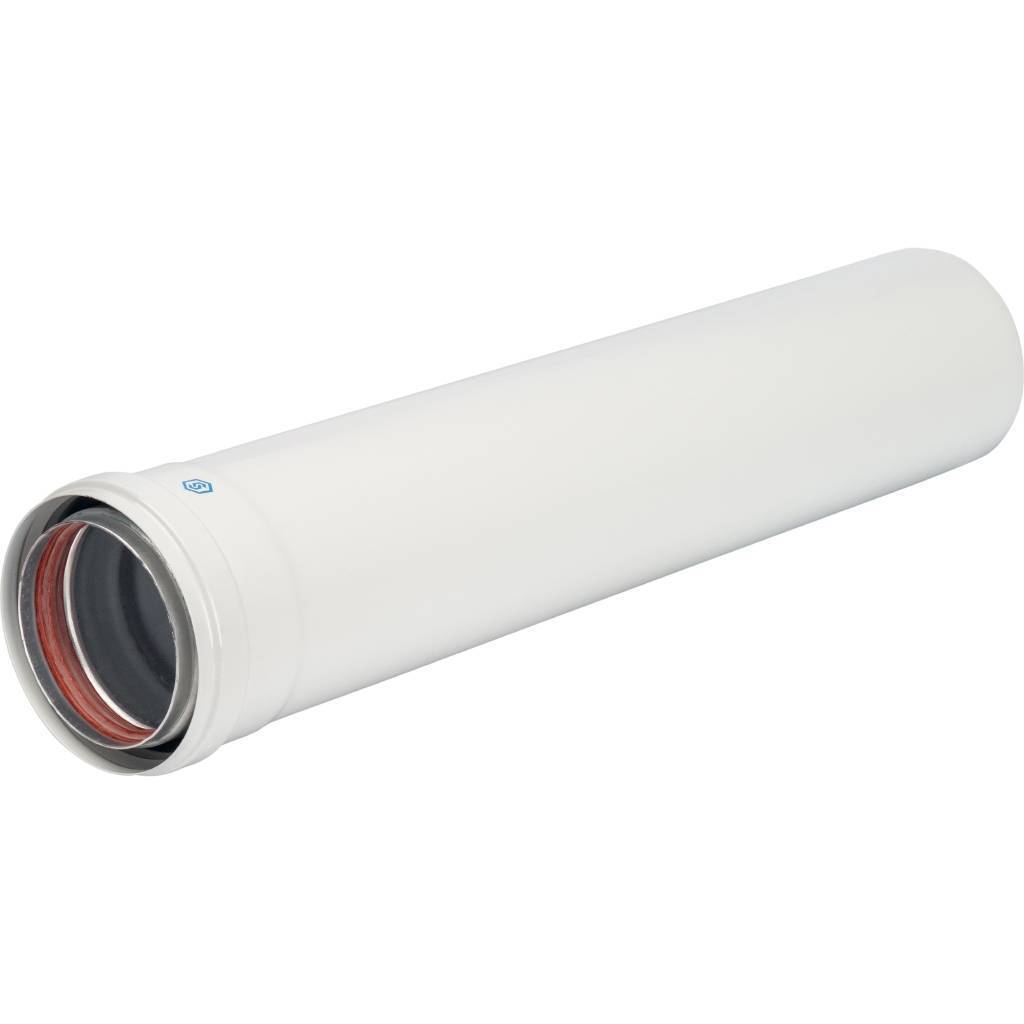 Купить SCA-0080-800250 STOUT  Элемент дымохода  DN80/100 труба 250 мм утепленная п/м STOUT по лучшей цене с доставкой - интернет-магазин Прогрессивные решения