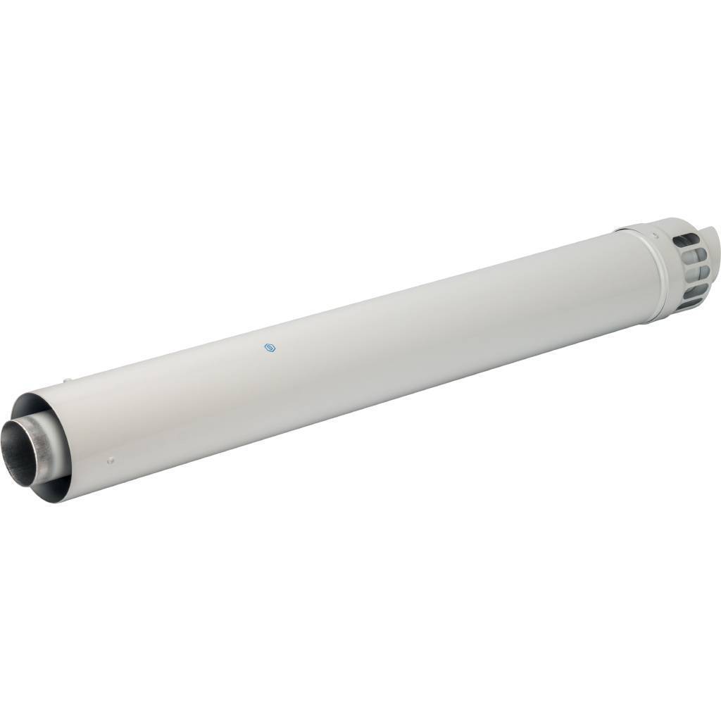 Купить SCA-6010-001001 STOUT  Элемент дымохода DN60/100 фин.уч-ок 1000 мм  для горизонт. прохода через стену с антиобмерз.оголовком STOUT по лучшей цене с доставкой - интернет-магазин Прогрессивные решения