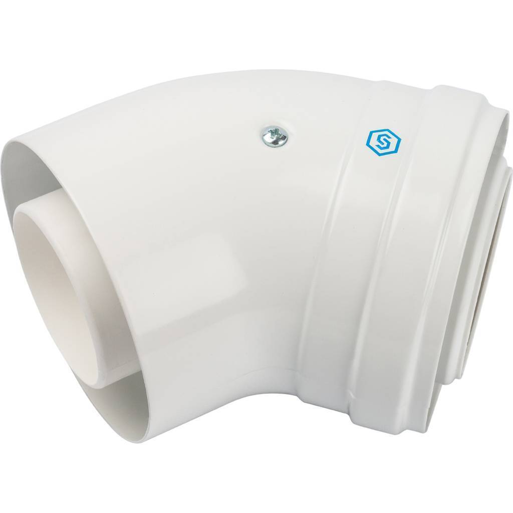 Купить SCA-8610-000045 STOUT   Элемент дымохода конденсац. угол 45° DN60/100 м/п PP-FE STOUT по лучшей цене с доставкой - интернет-магазин Прогрессивные решения