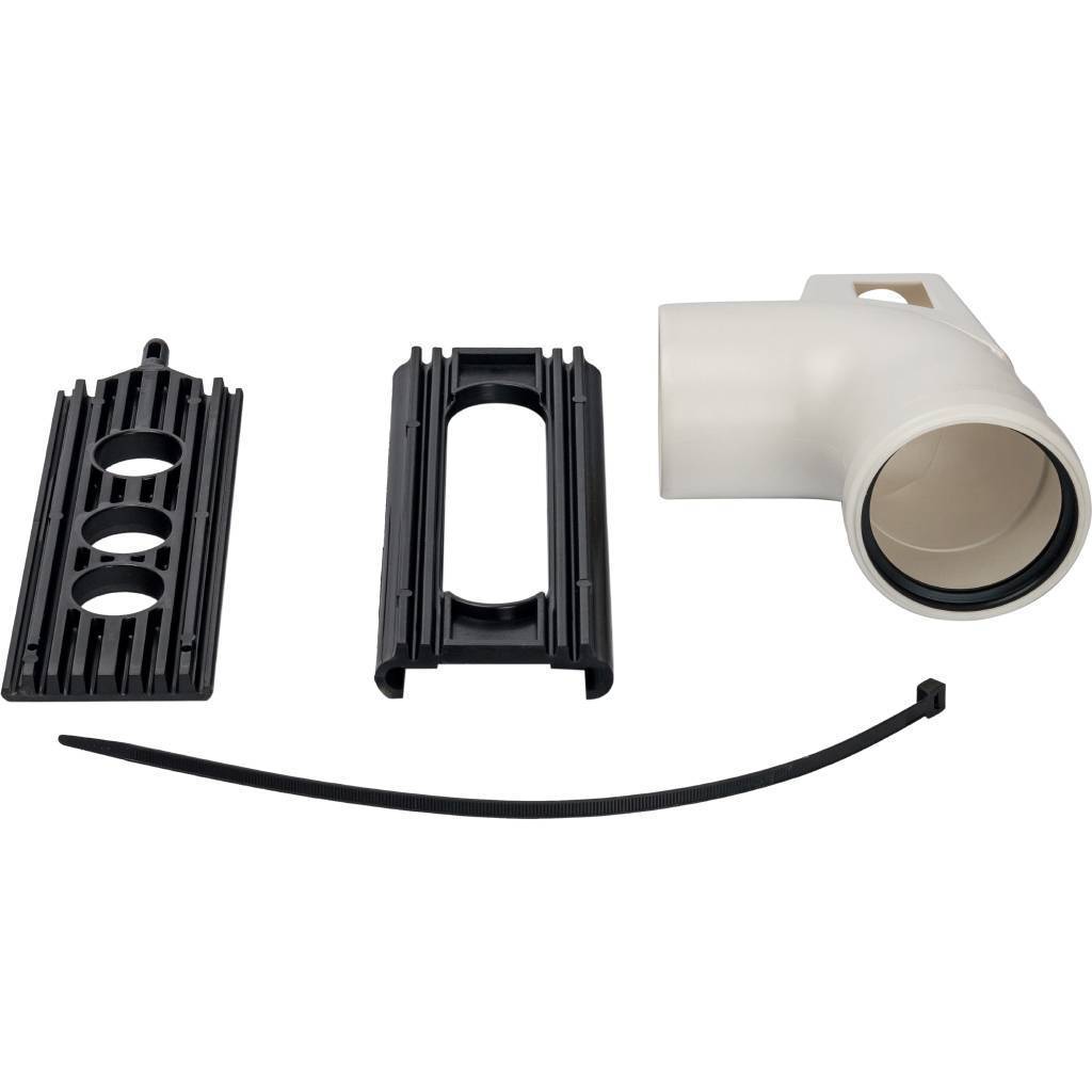 Купить SCA-8080-121090 STOUT   Элемент дымохода конденсац.угол 87° DN80 м/п PP-FE с кронштейном STOUT по лучшей цене с доставкой - интернет-магазин Прогрессивные решения