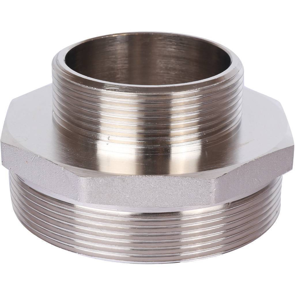 Купить SFT-0004-000032 STOUT  Ниппель НН переходной никелированный 3"X2" STOUT по лучшей цене с доставкой - интернет-магазин Прогрессивные решения