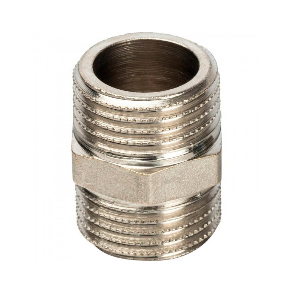 Купить SFT-0004-000044 STOUT  Ниппель HH никелированный 4" STOUT по лучшей цене с доставкой - интернет-магазин Прогрессивные решения