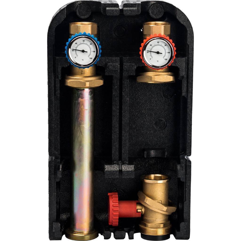 Купить SDG-0001-003201 STOUT SDG-0001 Насосная группа с прямым контуром 1 1/4" без насоса в теплоизоляции DN 32 STOUT по лучшей цене с доставкой - интернет-магазин Прогрессивные решения