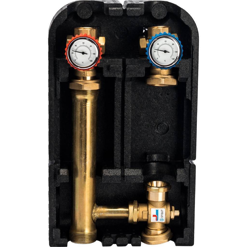 Купить SDG-0014-002501 STOUT SDG-0014 Насосная группа для твердотопливных котлов 1)4 без насоса STOUT по лучшей цене с доставкой - интернет-магазин Прогрессивные решения