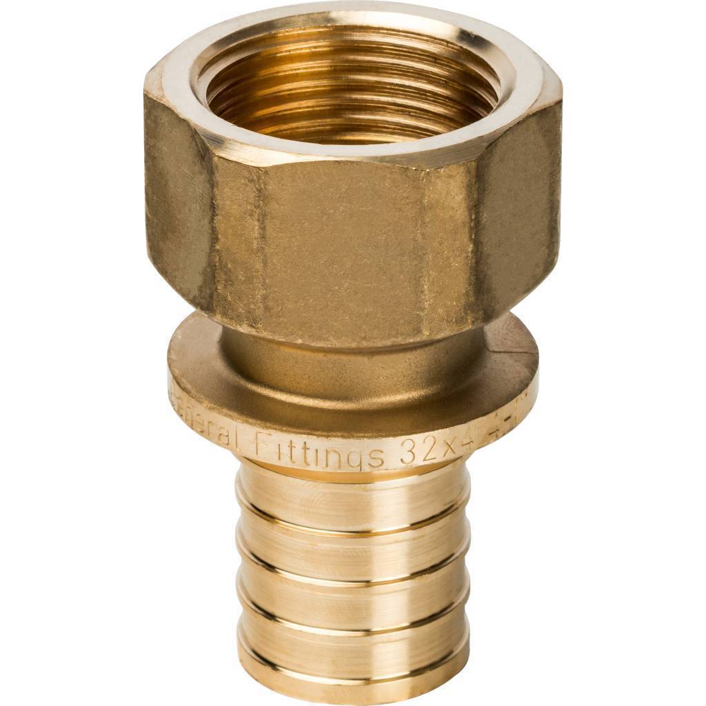 Купить SFA-0002-003210 STOUT  Переходник с внутренней резьбой 32xG 1" для труб из сшитого полиэтилена аксиальный STOUT по лучшей цене с доставкой - интернет-магазин Прогрессивные решения