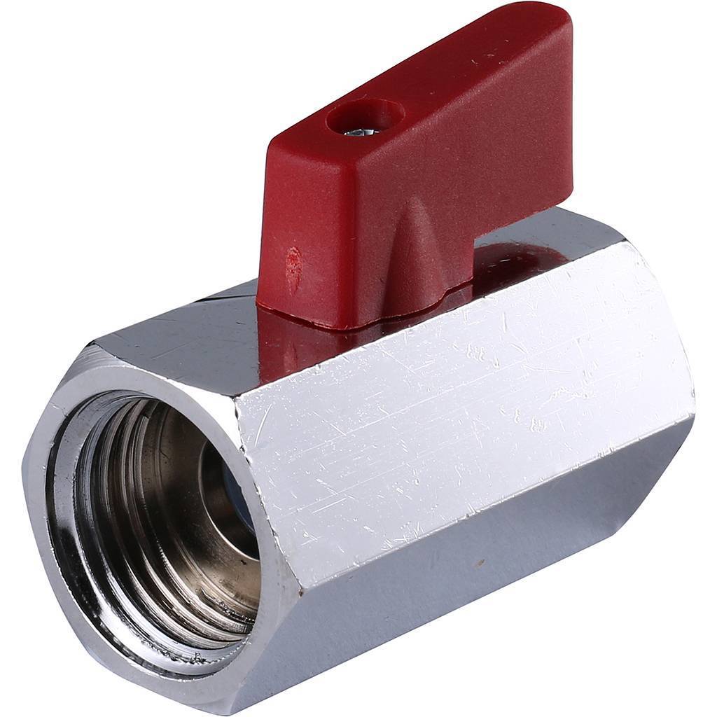 Купить SVB-0021-000015 STOUT  1/2" Кран шаровой мини, муфтовый STOUT по лучшей цене с доставкой - интернет-магазин Прогрессивные решения