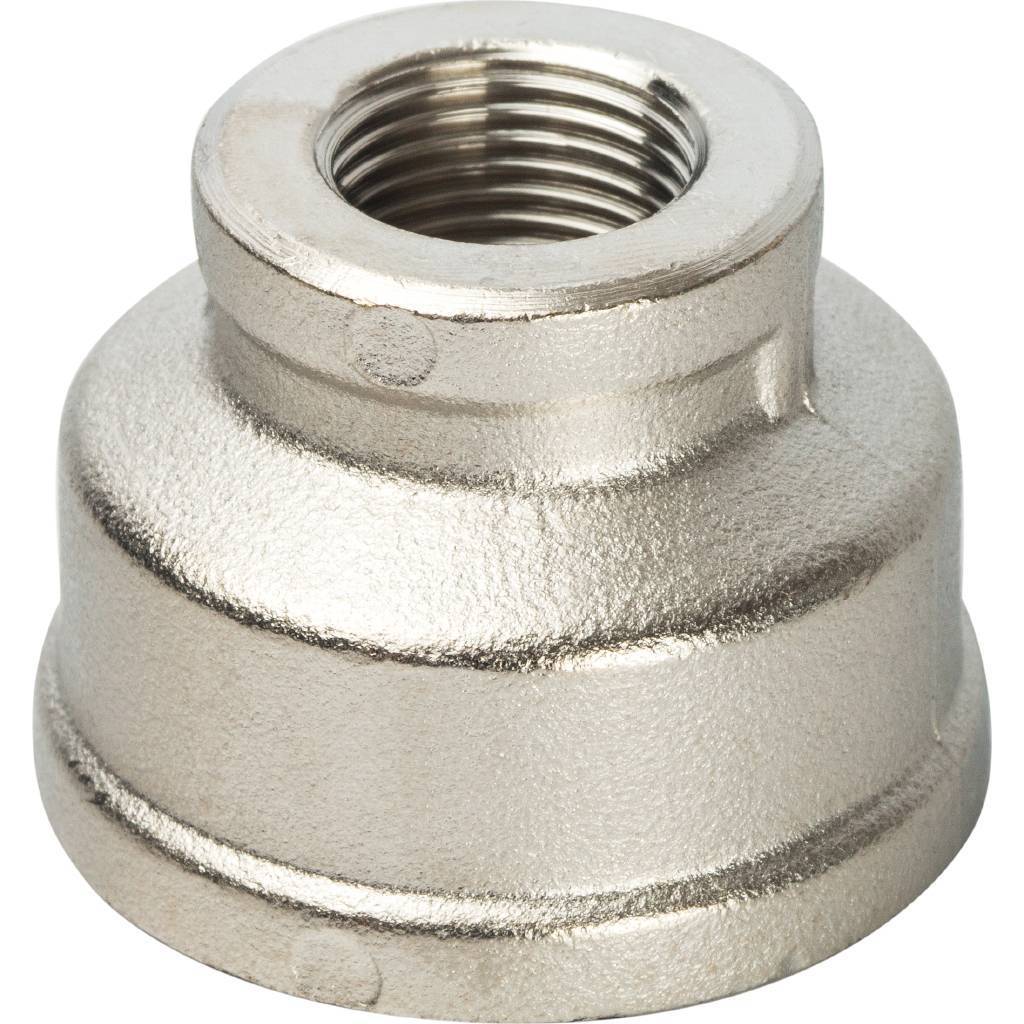 Купить SFT-0006-000138 STOUT  Муфта ВВ переходная никелированная 1"X3/8 STOUT по лучшей цене с доставкой - интернет-магазин Прогрессивные решения