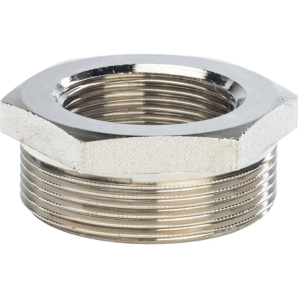 Купить SFT-0029-002114 STOUT  Футорка никелированная 2"X1"1/4 STOUT по лучшей цене с доставкой - интернет-магазин Прогрессивные решения