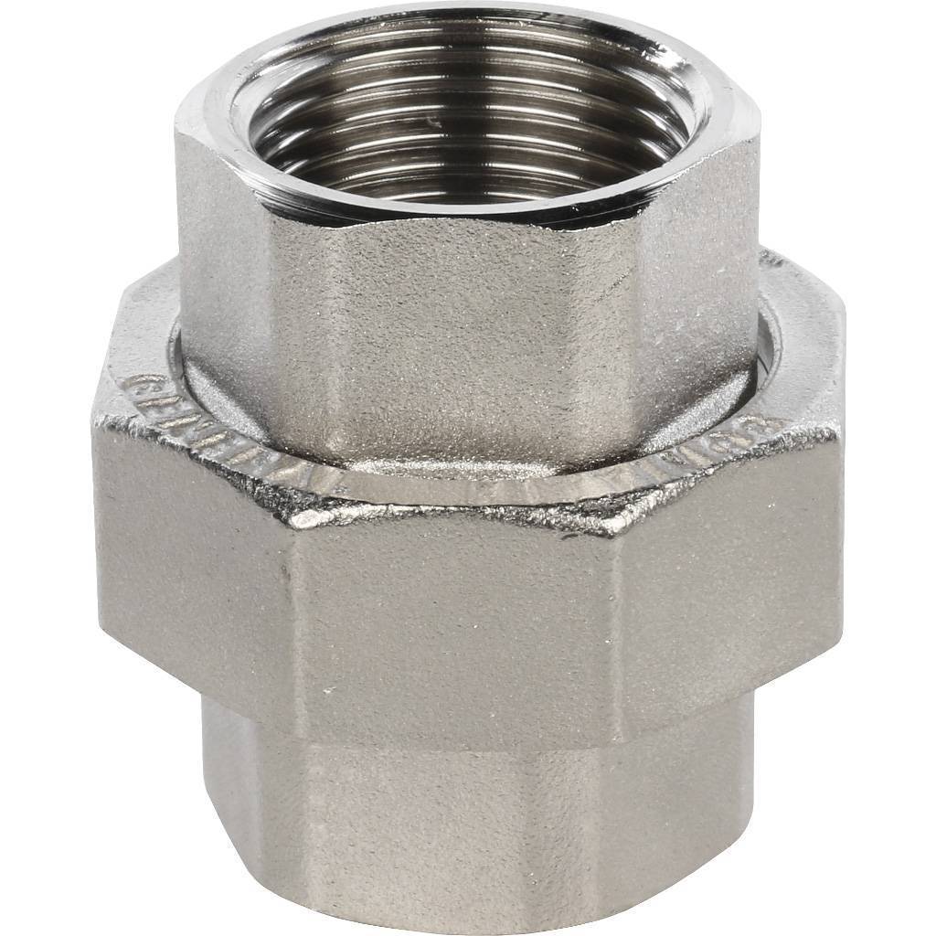 Купить SFT-0034-000001 STOUT  Разъемное соединение "американка" ВВ никелированное 1" STOUT по лучшей цене с доставкой - интернет-магазин Прогрессивные решения