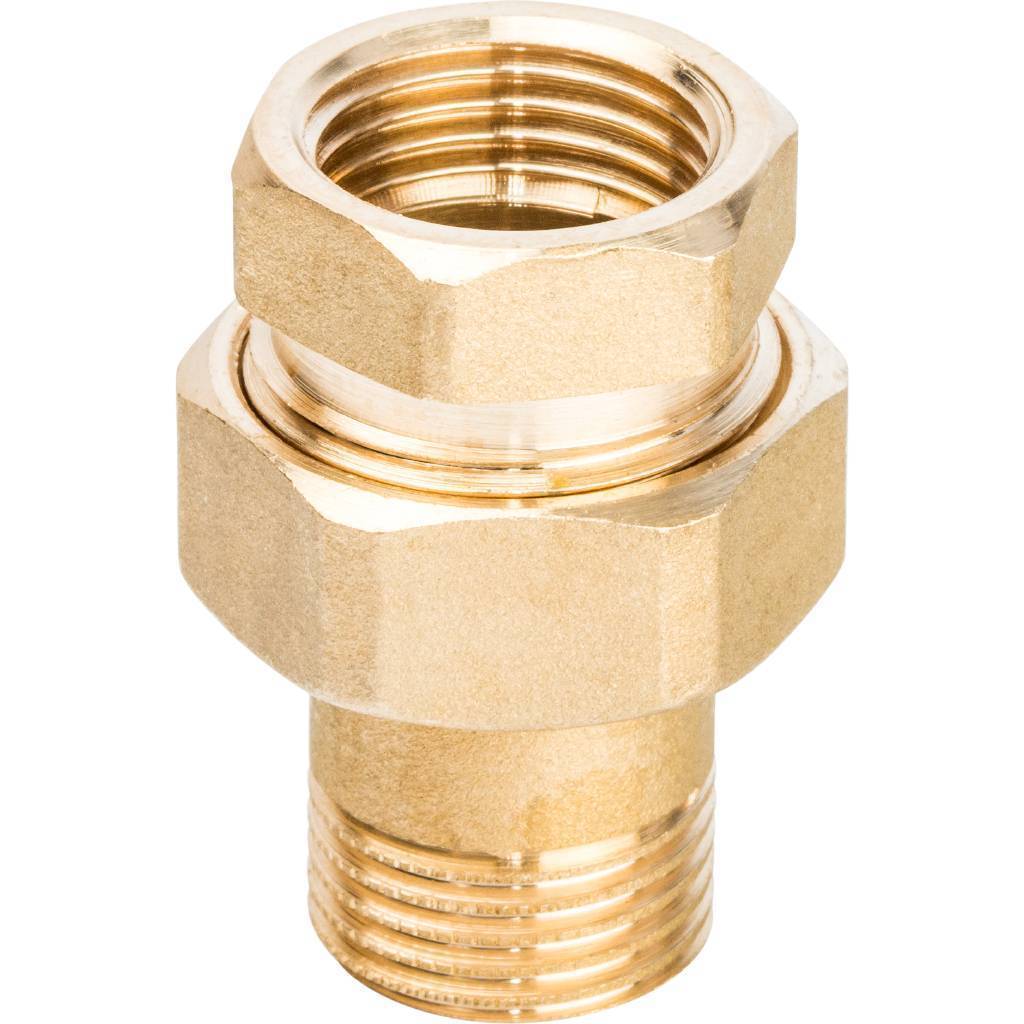 Купить SFT-0044-000012 STOUT  Разъемное соединение "американка" ВН, уплотнение под гайкой по плоскости, 1/2” STOUT по лучшей цене с доставкой - интернет-магазин Прогрессивные решения