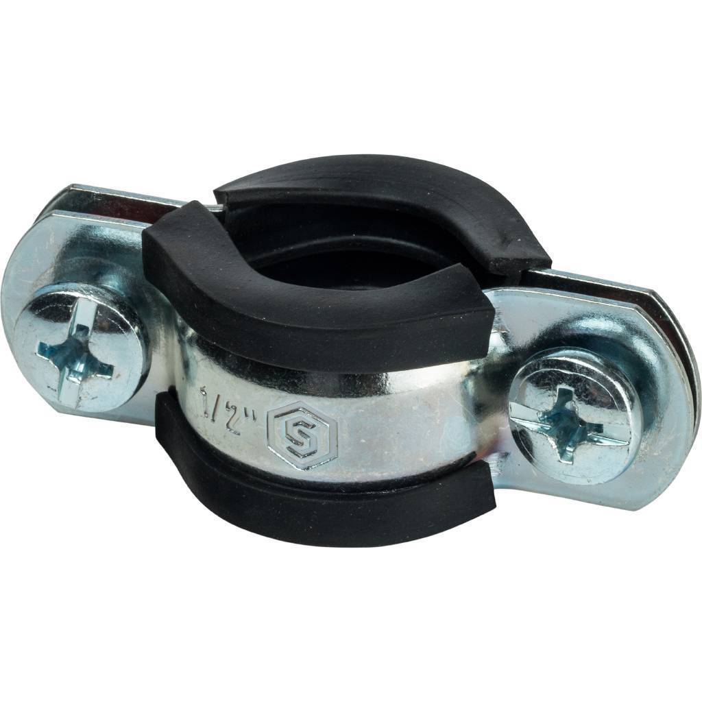 Купить SAC-0020-000012 STOUT SAC-0020 Хомут для труб с гайкой 1/2"(20-24) STOUT по лучшей цене с доставкой - интернет-магазин Прогрессивные решения