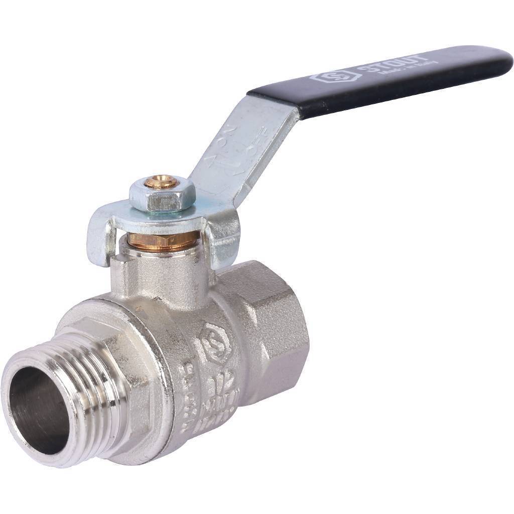 Купить SVB-0013-000015 STOUT SVB Кран шаровой стандартнопроходной, ВР/НР, ручка рычаг 1/2" STOUT по лучшей цене с доставкой - интернет-магазин Прогрессивные решения