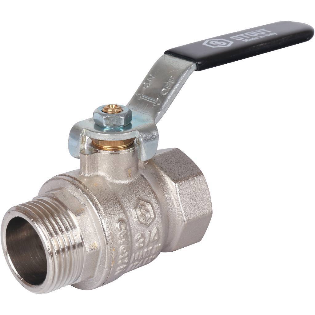 Купить SVB-0013-000020 STOUT SVB Кран шаровой стандартнопроходной, ВР/НР, ручка рычаг 3/4" STOUT по лучшей цене с доставкой - интернет-магазин Прогрессивные решения