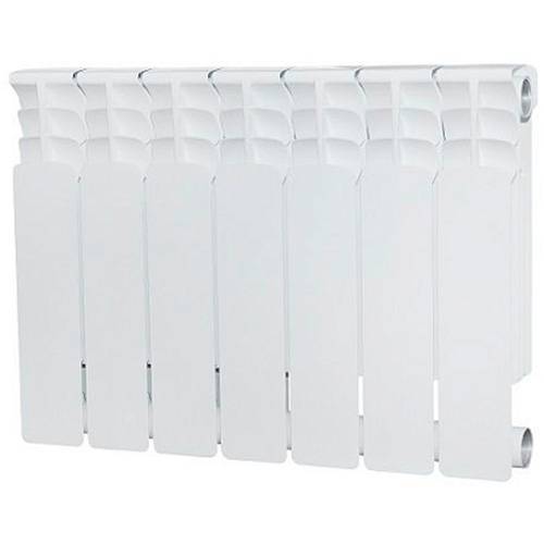 Купить SRB-0310-035007 STOUT  Space 350 7 секций радиатор биметаллический боковое подключение RAL9016 STOUT по лучшей цене с доставкой - интернет-магазин Прогрессивные решения