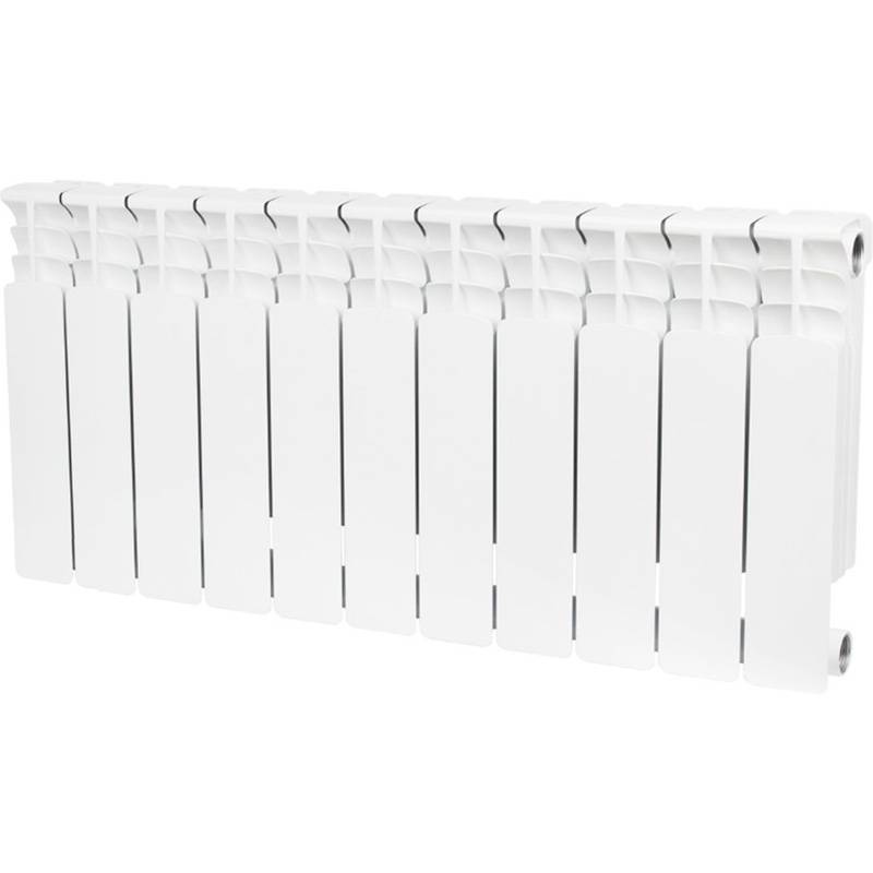 Купить SRB-0310-035011 STOUT  Space 350 11 секций радиатор биметаллический боковое подключение RAL9016 STOUT по лучшей цене с доставкой - интернет-магазин Прогрессивные решения