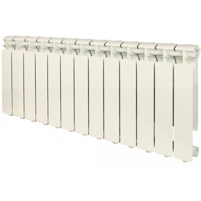 Купить SRA-0110-035013 STOUT  Bravo 350 13 секций радиатор алюминиевый боковое подключение RAL9010 STOUT по лучшей цене с доставкой - интернет-магазин Прогрессивные решения