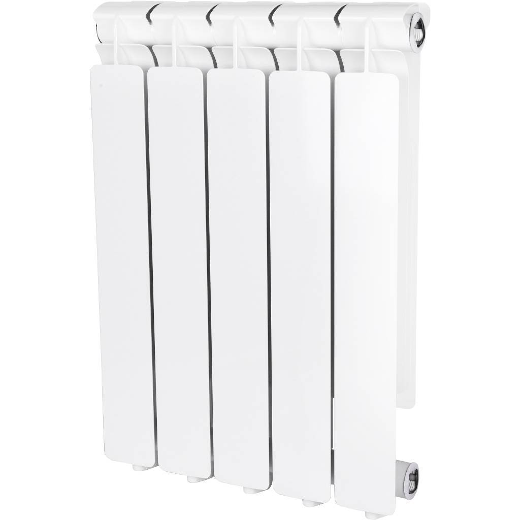 Купить SRA-0110-050005 STOUT  Bravo 500 5 секций радиатор алюминиевый боковое подключение RAL9010 STOUT по лучшей цене с доставкой - интернет-магазин Прогрессивные решения