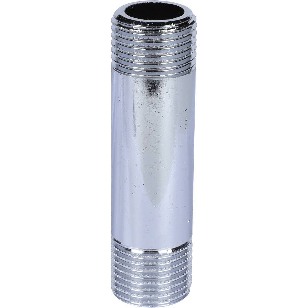 Купить SFT-0061-001275 STOUT  Удлинитель НН хромированный 1/2"x75 STOUT по лучшей цене с доставкой - интернет-магазин Прогрессивные решения