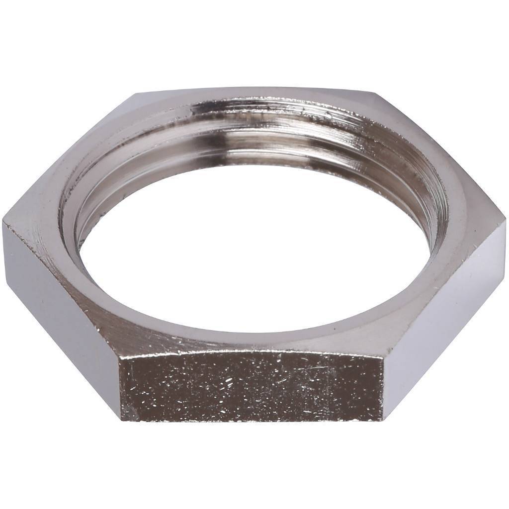 Купить SFT-0060-000001 STOUT  Контргайка никелированная 1" STOUT по лучшей цене с доставкой - интернет-магазин Прогрессивные решения