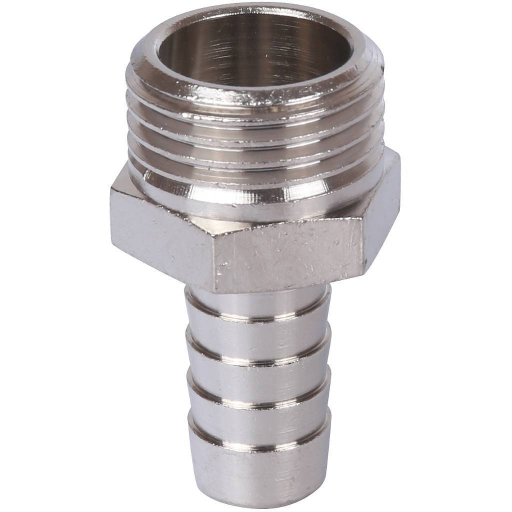 Купить SFT-0067-001212 STOUT  Штуцер НР никелированный 1/2"x12 STOUT по лучшей цене с доставкой - интернет-магазин Прогрессивные решения