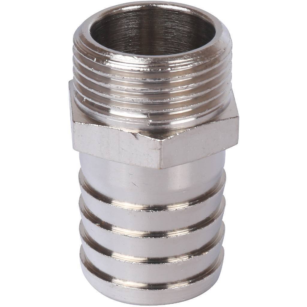 Купить SFT-0067-003425 STOUT  Штуцер НР никелированный 3/4"x25 STOUT по лучшей цене с доставкой - интернет-магазин Прогрессивные решения