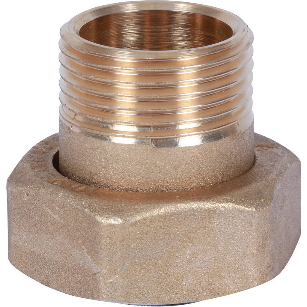 Купить SVM-0071-002532 STOUT  Штуцер с накидной гайкой под плоскую прокладку G 1M-G1 1/4RN STOUT по лучшей цене с доставкой - интернет-магазин Прогрессивные решения