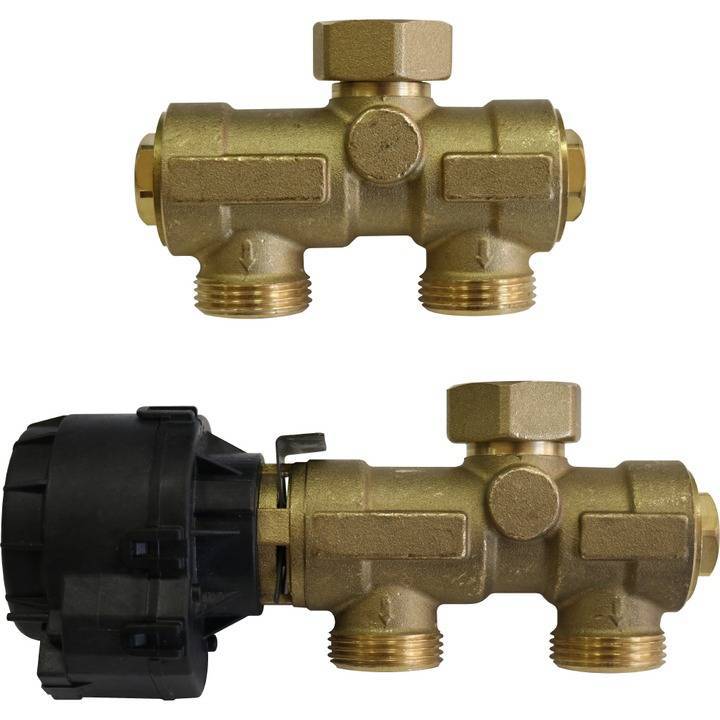 Купить SFB-0001-000007 STOUT  Трехходовой клапан для подключения сервопривода STOUT по лучшей цене с доставкой - интернет-магазин Прогрессивные решения