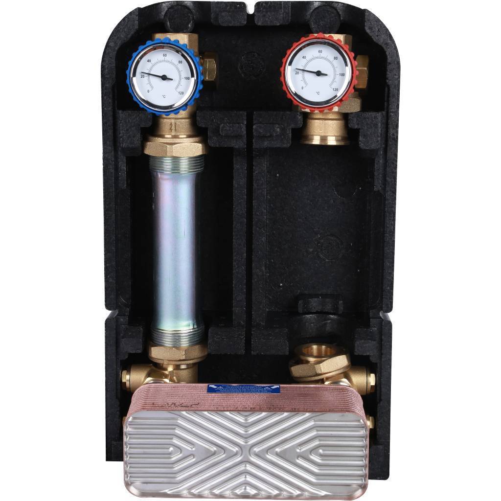 Купить SDG-0038-282501 STOUT SDG-0038 Насосная группа с теплообменником 28 пластин, без насоса в теплоизоляции STOUT по лучшей цене с доставкой - интернет-магазин Прогрессивные решения