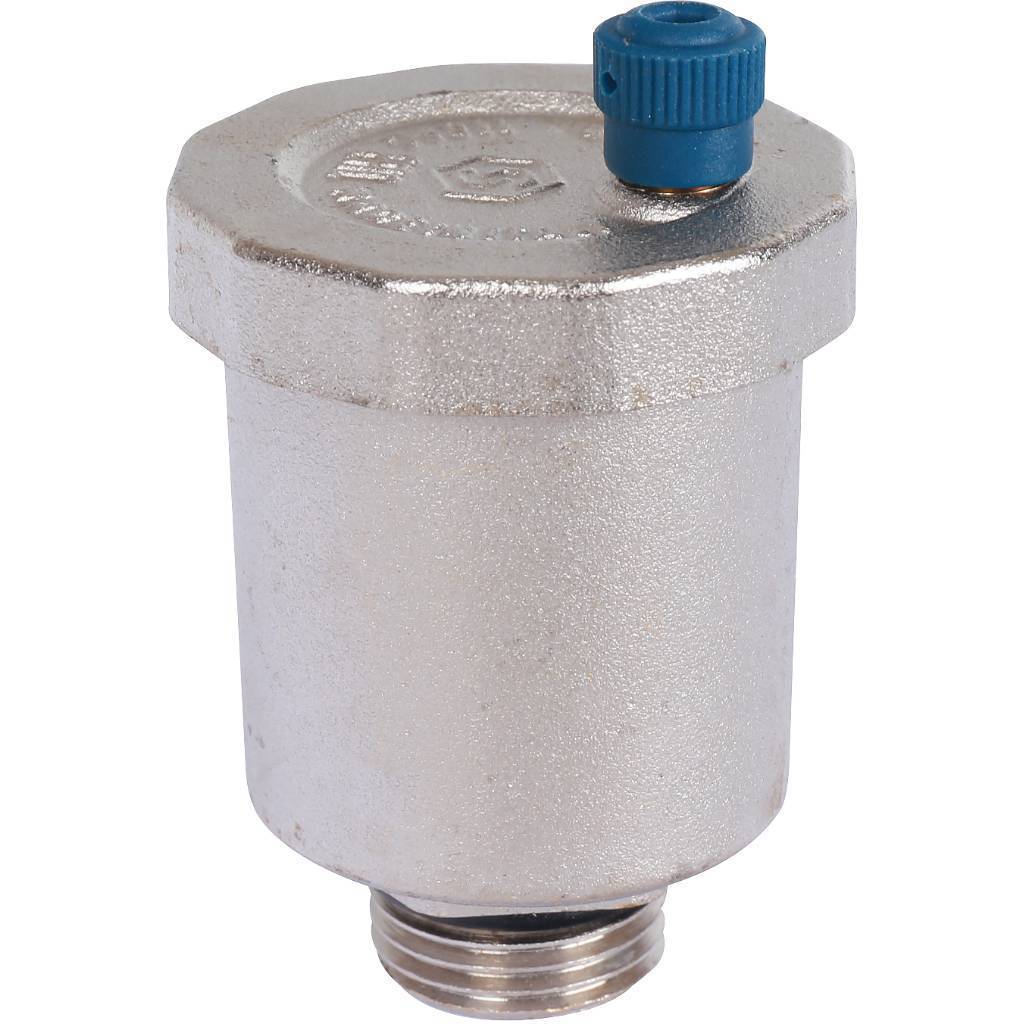 Купить SVS-1011-000015 STOUT  Воздухоотводчик автоматический вертикальный выпуск, нар.р. 1/2" никель., уплотнительное кольцо - NBR STOUT по лучшей цене с доставкой - интернет-магазин Прогрессивные решения