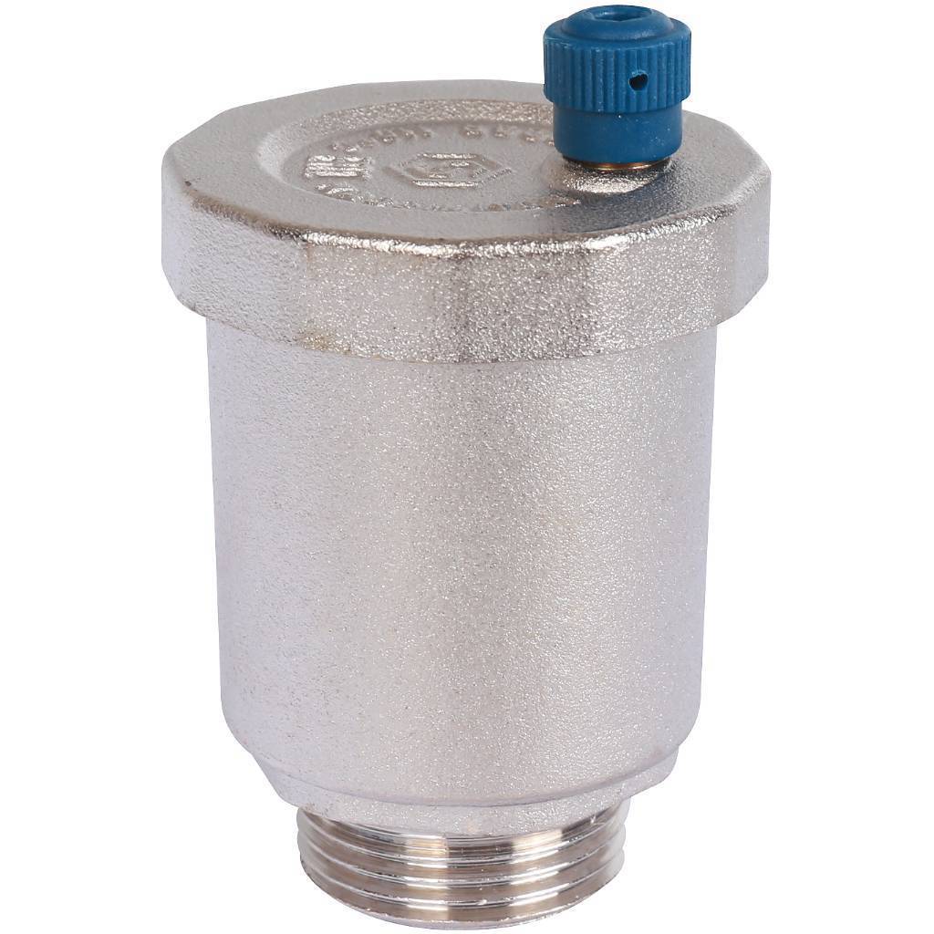 Купить SVS-1011-000020 STOUT  Воздухоотводчик автоматический вертикальный выпуск, нар.р. 3/4" никель. STOUT по лучшей цене с доставкой - интернет-магазин Прогрессивные решения