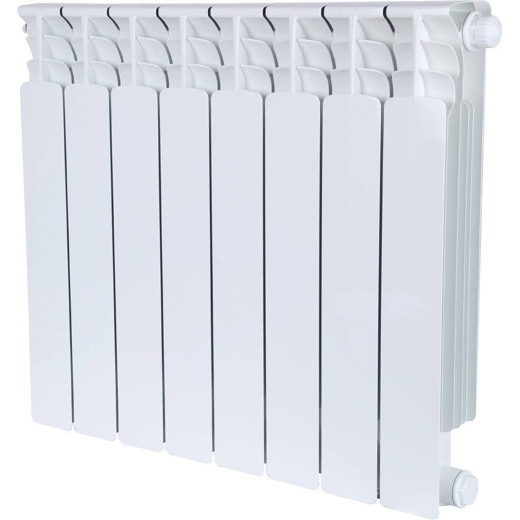 Купить SRB-0320-050008 STOUT  Space 500 8 секций радиатор биметаллический нижнее правое подключение RAL9016 STOUT по лучшей цене с доставкой - интернет-магазин Прогрессивные решения