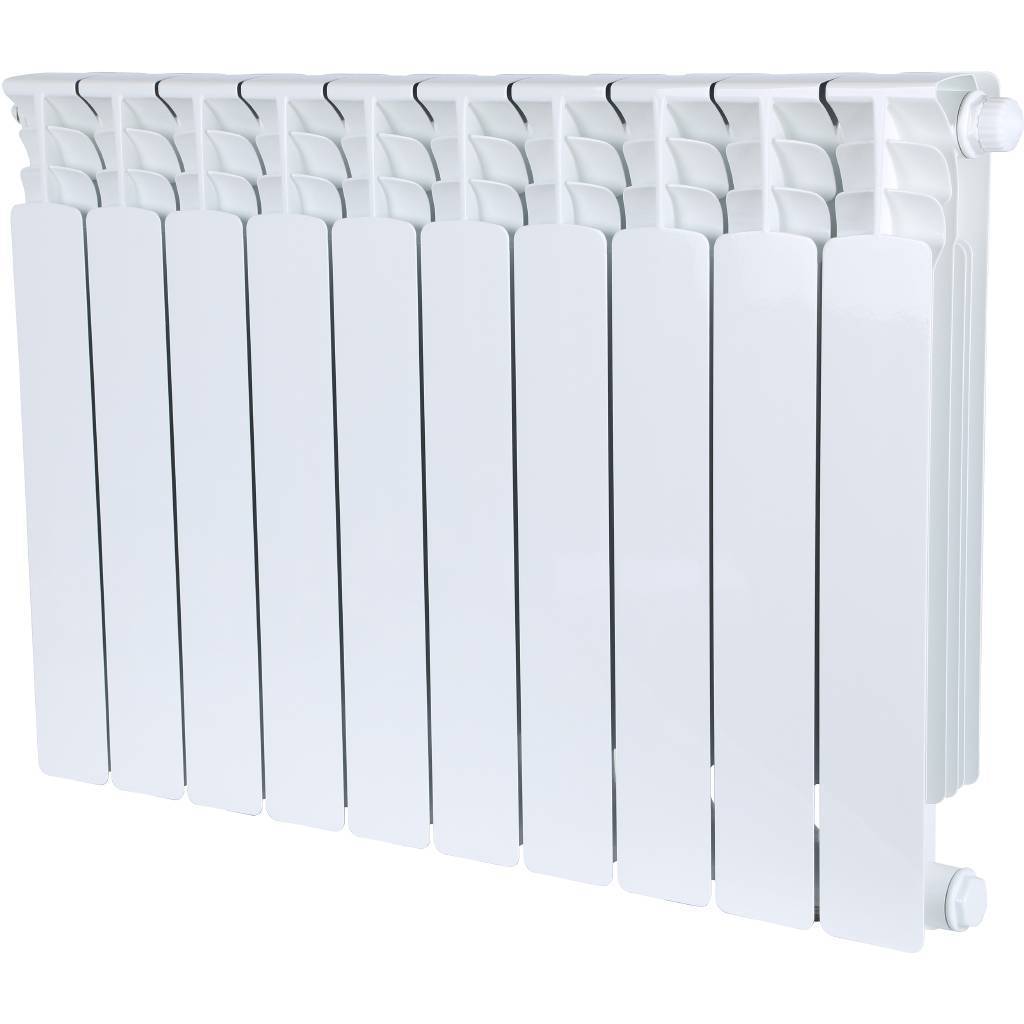 Купить SRB-0320-050010 STOUT  Space 500 10 секций радиатор биметаллический нижнее правое подключение RAL9016 STOUT по лучшей цене с доставкой - интернет-магазин Прогрессивные решения