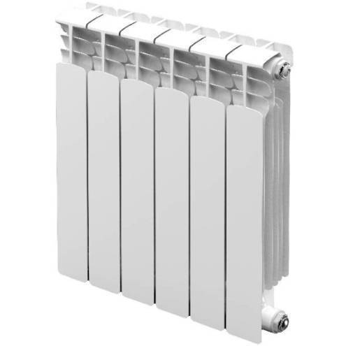 Купить SRB-0320-050011 STOUT  Space 500 11 секций радиатор биметаллический нижнее правое подключение RAL9016 STOUT по лучшей цене с доставкой - интернет-магазин Прогрессивные решения