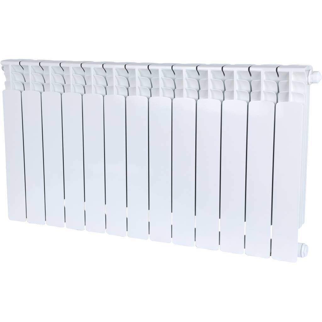 Купить SRB-0320-050013 STOUT  Space 500 13 секций радиатор биметаллический нижнее правое подключение RAL9016 STOUT по лучшей цене с доставкой - интернет-магазин Прогрессивные решения