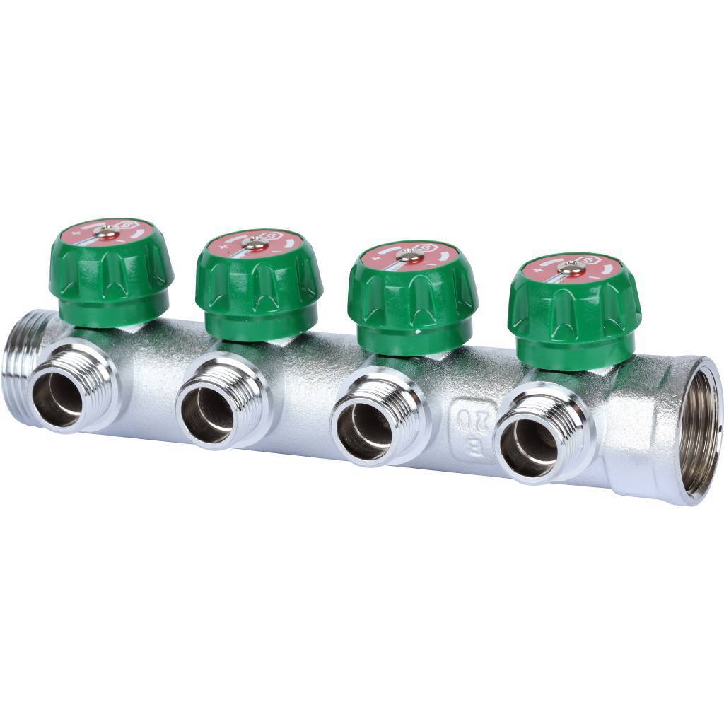 Купить SMB-6849-011204 STOUT  SMB-6849-011204 STOUT Коллектор регулирующий 1", 4 отвода 1/2" плоское уплотнение STOUT по лучшей цене с доставкой - интернет-магазин Прогрессивные решения