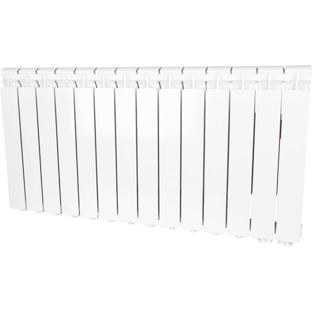 Купить SRA-0120-050014 STOUT  Bravo 500 14 секции радиатор алюминиевый нижнее правое подключение (белый RAL 9010) STOUT по лучшей цене с доставкой - интернет-магазин Прогрессивные решения