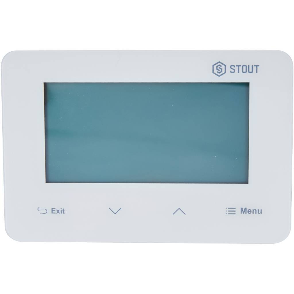 Купить STE-0101-029321 STOUT  Беспроводной комнатный двухпозиционный регулятор ST-293v2, белый STOUT по лучшей цене с доставкой - интернет-магазин Прогрессивные решения