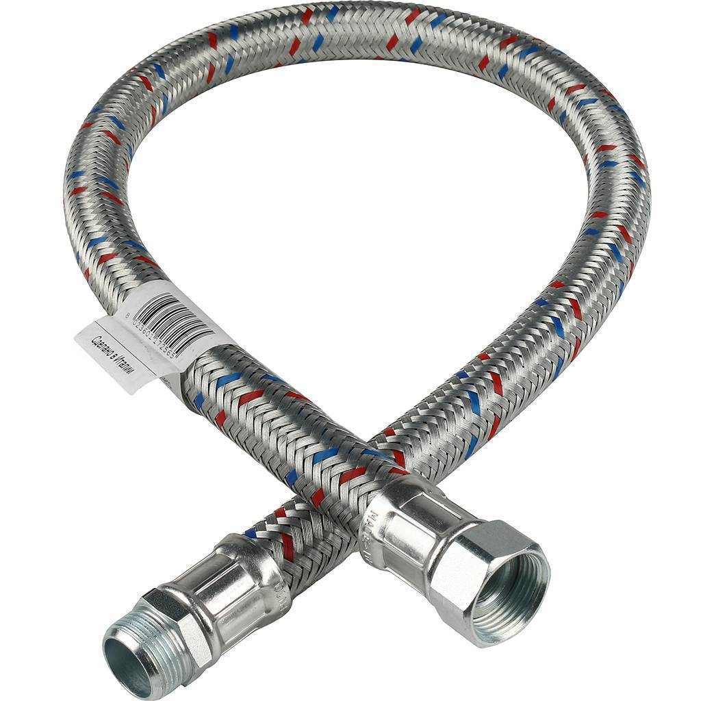 Купить SHF-0220-182020 STOUT SHF-НВ Гибкая подводка для воды  НР 3/4 х ВР 3/4,  длина 2000 мм STOUT по лучшей цене с доставкой - интернет-магазин Прогрессивные решения