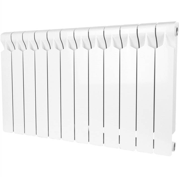 Купить SRA-0310-050012 STOUT  VEGA 500 12 секций радиатор алюминиевый боковое подключение (белый RAL 9016) STOUT по лучшей цене с доставкой - интернет-магазин Прогрессивные решения