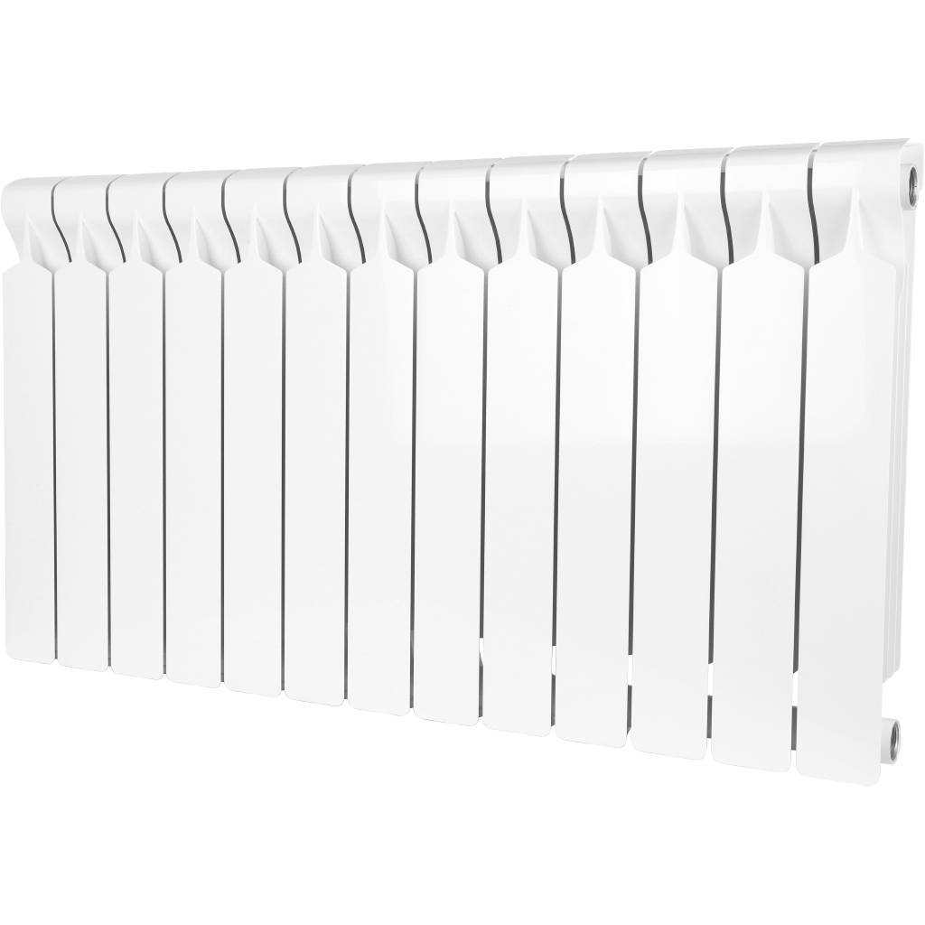 Купить SRA-0310-050013 STOUT  VEGA 500 13 секций радиатор алюминиевый боковое подключение (белый RAL 9016) STOUT по лучшей цене с доставкой - интернет-магазин Прогрессивные решения