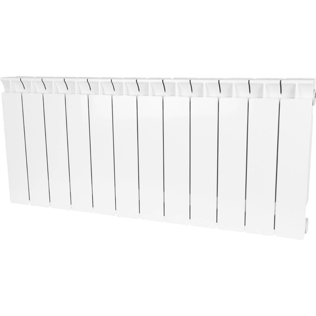 Купить SRB-0110-035012 STOUT  STYLE 350 12 секций радиатор биметаллический боковое подключение (белый RAL 9010) STOUT по лучшей цене с доставкой - интернет-магазин Прогрессивные решения