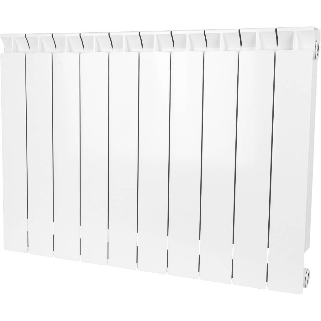 Купить SRB-0110-050010 STOUT  STYLE 500 10 секций радиатор биметаллический боковое подключение (белый RAL 9010) STOUT по лучшей цене с доставкой - интернет-магазин Прогрессивные решения