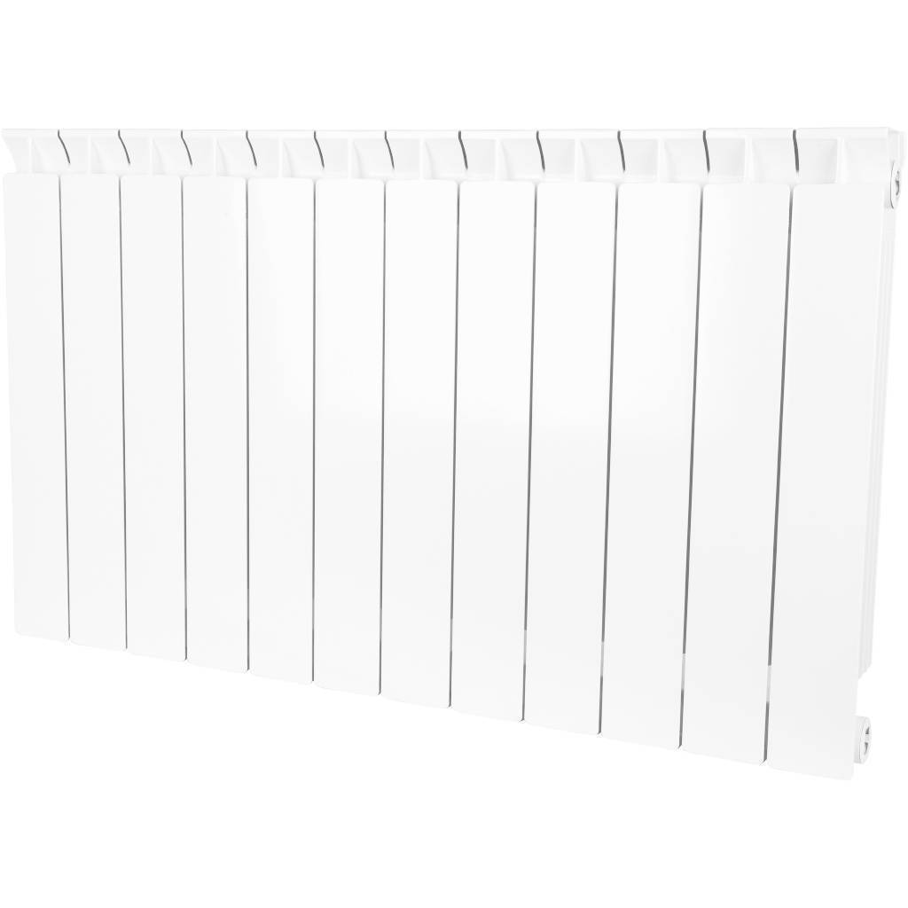 Купить SRB-0110-050012 STOUT  STYLE 500 12 секций радиатор биметаллический боковое подключение (белый RAL 9010) STOUT по лучшей цене с доставкой - интернет-магазин Прогрессивные решения